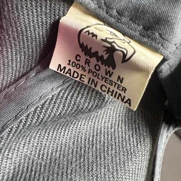 FINDLAY Logo Flat Bill Rope Snapback Hat Gray Neon Logo Hidden Pocket - Picture 4 of 6